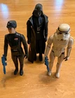 Darth Vader, Storm Trooper, Imperial officer Star Wars Action Figure Lot Vintage