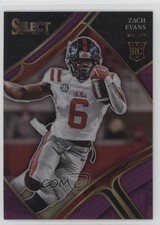 2023 Panini Select Draft Picks Field Level Purple Prizm 71/75 Zach Evans 0ud4