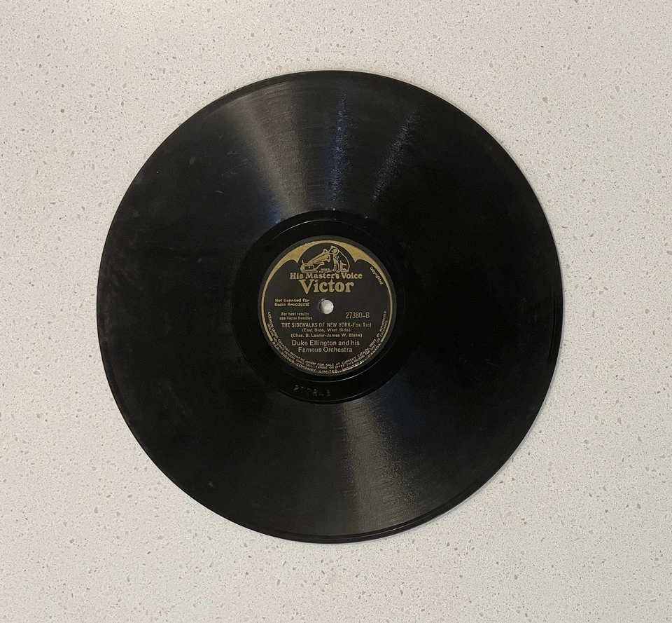 Duke Ellington Take The A Train / The Sidewalks Of New York Shellac 78 RPM 27380 - Image 2 of 2