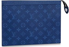 Louis Vuitton Pochette Voyage MM M30423 Blue Taiga