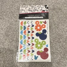 Disney Mickey Mouse Temporary Tattoos Multicolor Fruit Design Medium Pack