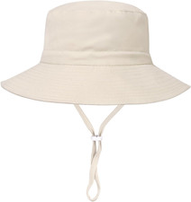 Baby Toddler Sun Hat,Boys Girls Bucket Hat for Kids UPF 50 Sun Protective Child