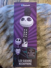 Nightmare Before Christman Bluetooth LED Karaoke Microphone - New Sealed