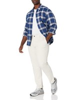 Chino-Hose Herren 34W X 32L Stone, Skinny-Fit, Amazon Essentials, Baumwolle