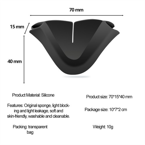Für Meta 3S, Silikon-Nasenpad, VR-Headset, Schweißhemmender -Nasensc5435 - Zdjęcie 7 z 7