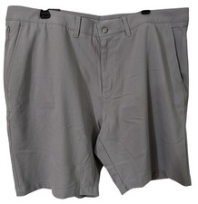 Kirkland Signature Men's Performance Short Moisture Wicking Strectch Fabric Gray