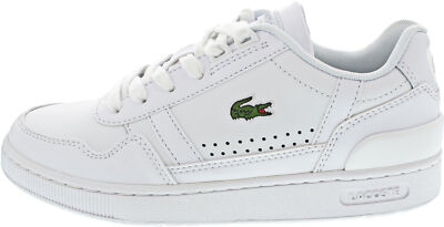 Lacoste T-Clip Leather Tonal Snea Damen Sneaker weiss