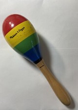 Melissa and Doug 8  Wooden Maraca Baby Kids Musical Instruments Sensory Toys