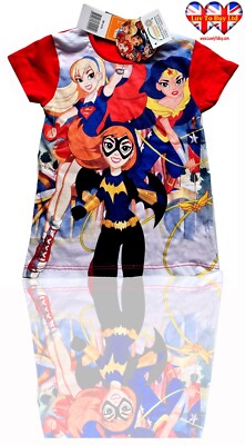 Superheld Mädchen Kurzarm Kinder T-Shirt, Kinder Wonder Woman DC-Cotton