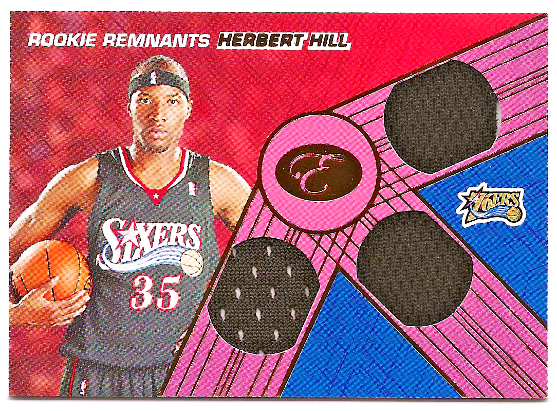 SUPER JUNIOR ロッテ スターアベニュー トレカ 2008 Topps #RTR-HH Herbert Hill Rookie RELIC 25/49 76ers | eBay