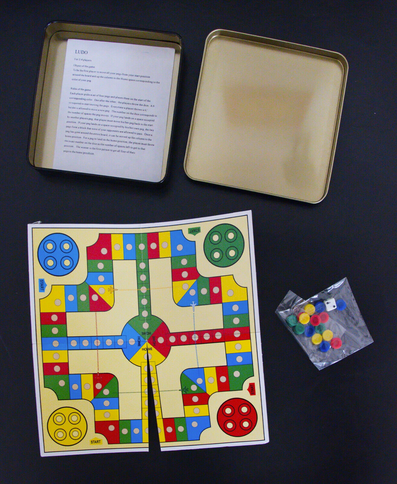 Full Plastic Ludo Coins (Goti), Number Of Players: 2-4, Small