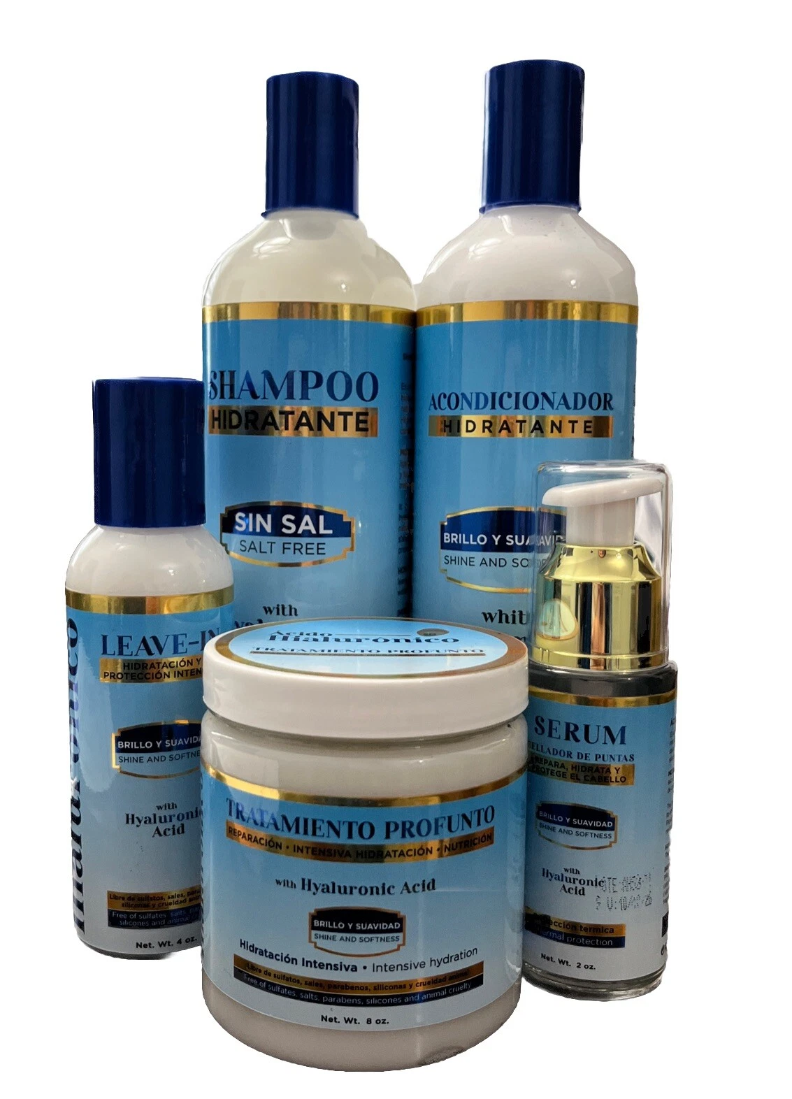 Royste Acido Hialuronico Hyaluronic Acid Set Of 5 S/C/treatment/serum/leave-in
