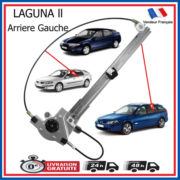 Mechanismus Elektrischer Fensterheber Hintere Links FüR Renault Laguna 2-image