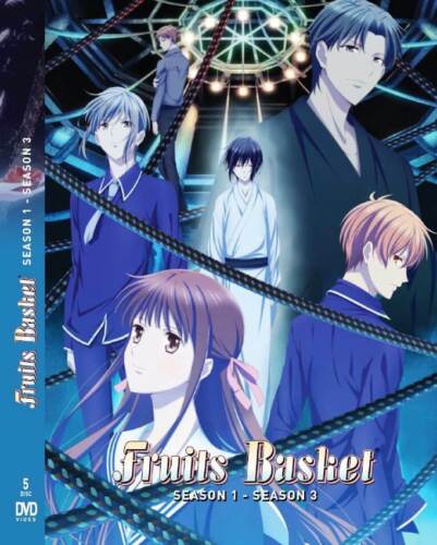 Basket de fruits saison 1-3 vol.1-64End anime japonais DVD anglais dub région tout - Photo 1/7