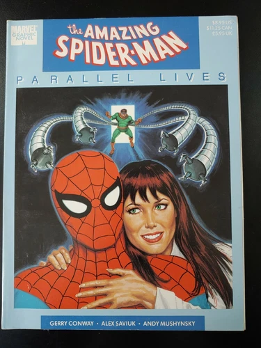 ⭐️ The Amazing SPIDER-MAN Parallel Lives (1989 MARVEL Graphic Comics) VF/NM Book