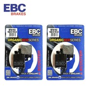 BeläGe Bremse Ebc SFA193 Vorderseite+Hinten FüR Malaguti F 18 Warrior 125 2001>