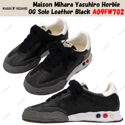 Maison Mihara Yasuhiro Herbie OG Sohle Leder Schwarz A09FW702