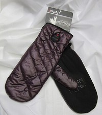 Pajar Susan Mittens Quilted Burgundy / Black OXBLOOD Size XS/S NEW WITH TAG