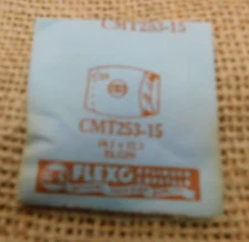 (G-S) CMT253-15 Watch Crystal 16.1X12.3 Replacement Part Flexo Elgin NOS New