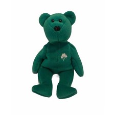 Ty Beanie Babies 1997 Erin the Irish Bear Vintage PE Filled Plush Collectible