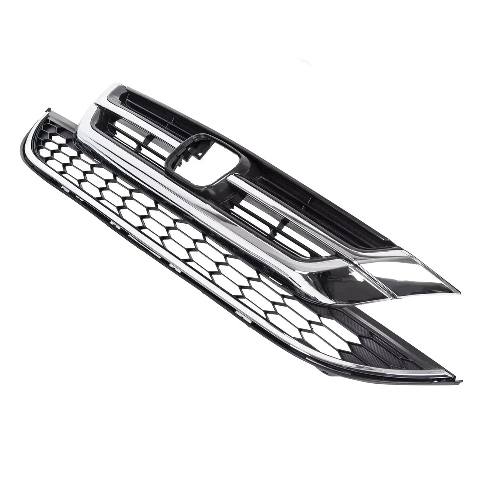 Front Upper Bumper Cover & Headlight Assembly Kit For 2010-2011 Honda CR-V - Imagem 4 de 4