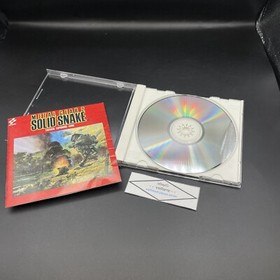 MSX2 Metal Gear 2 Solid Snake Soundtrack CD Tactical Espionage Game Konami USED
