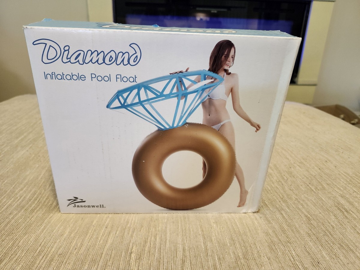 Diamond Ring Tube Pool Float Inflatable Jasonwell Floats NWB