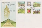 Unaddressed Isle of Man FDC First Day Cover 1979 Millennium of Tynwald Set