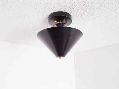 Contemporary Flush Mount - Atomic Ceiling Light - Rustic - Industrial - Modern - - Image 1 of 4