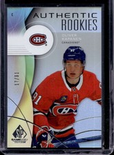 2024-25 SP Game Used Oliver Kapanen Rainbow Foil RC #/91 Canadiens