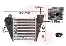 Ladeluftkühler *** IR PLUS *** VAN WEZEL 03004185 für 1J5 GOLF VW 1J1 A3 8L1 4 1