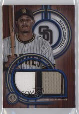2025 Topps Tribute Single Player Dual Relics Blue /150 Manny Machado #DR-MM 13ql