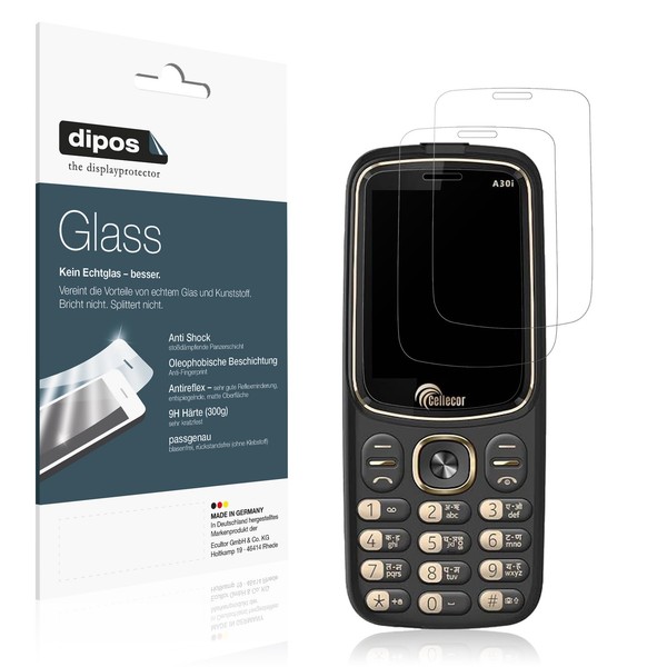2X Schutzfolie FüR Cellecor A30I Matt - Anti-Shock 9H Folie Dipos Glass-image