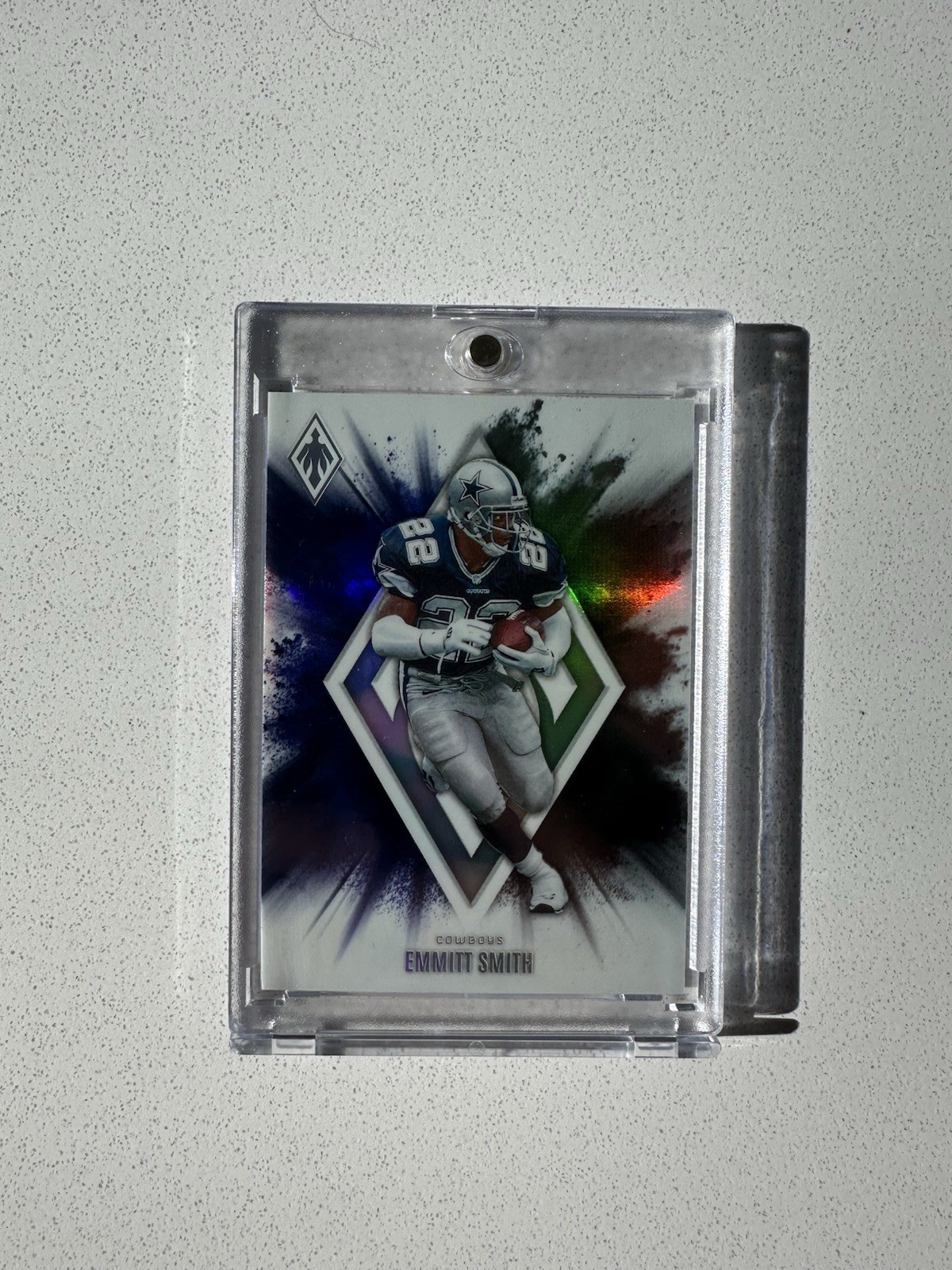 2025 Panini Phoenix Emmitt Smith Color Blast #24 Insert NFL Football Card