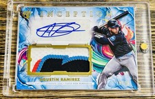 2025 Topps Inception Agustín Ramírez /25 BLUE RC Auto Patch #IAPC-AR Marlins