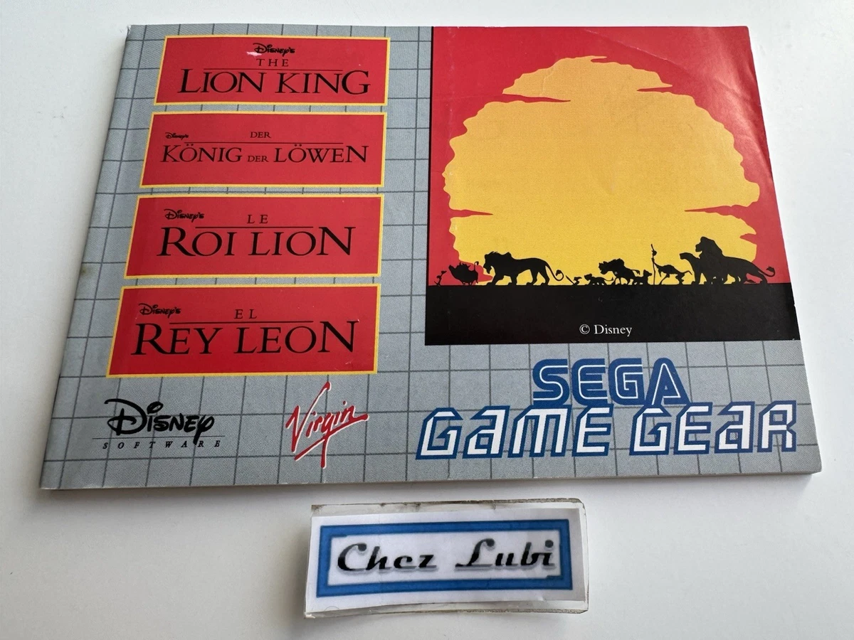 3 jeux game gear : Aladdin, Roi Lion, Columns - Jeux vidéo