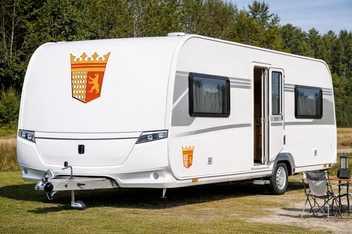 Caravan Stickers Set of 4 Full Colour Fits Tabbert
