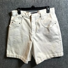 Karl Kani Denim Shorts Mens Size 32 White Cotton Heavy Denim Hip Hop Skate