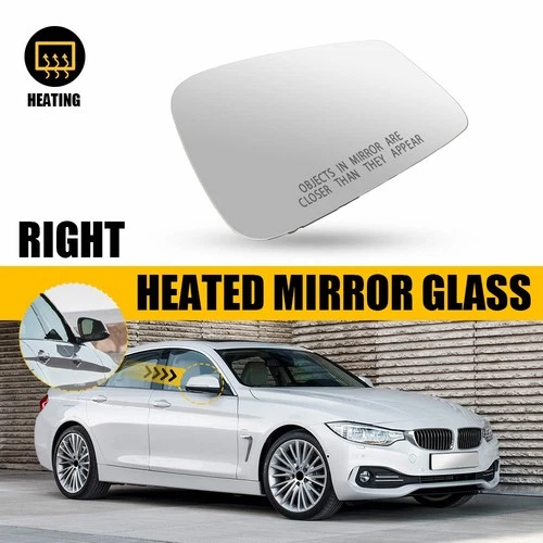 Right Passenger Side Mirror Glass For 2012-2018 BMW 320i BM1325114