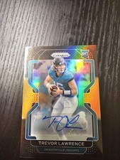 2021 Panini Chron Orange Black Auto Trevor Lawrence Rc.look At Photos. numbered