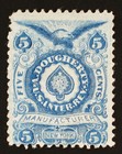 RU4a 5c Andrew Dougherty US Revenue Playing Card Match & Medicine Private Die — photo 1
