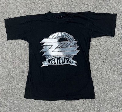 Vintage ZZ Top 90-91 Recycler World Tour Shirt Single Stitch