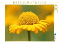 Calvendo Puzzle Yellow Summer Flower | 1000 Pieces, Finished Size 25.2 × 18.9 In