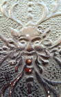 Victorian Art Deco Nouveau hand tooled embossed leather photo album devil Satan — photo 4
