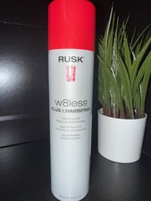 RUSK W8less Plus Hairspray Extra Strong Hold Shaping Control 10 oz Aerosol