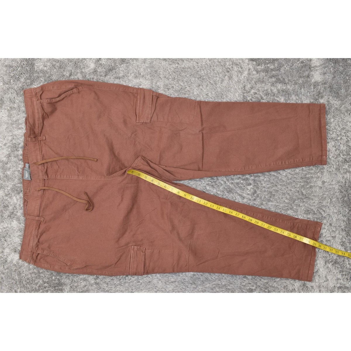 る〜か　ブラウン Torrid Plus Size 5 Brown Cargo Pants Straight Cotton Blend Zip