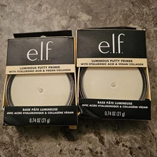 e.l.f. Luminous Putty Primer  w/ Hyaluronic Acid & Vegan Collagen 0.74 oz - 2