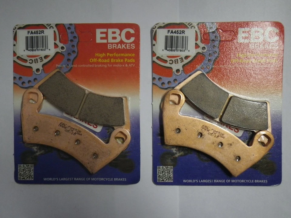 EBC R Séries Long Vie Fritté Plaquettes de Frein Polaris Set De 2 FA452R - Photo 1/1