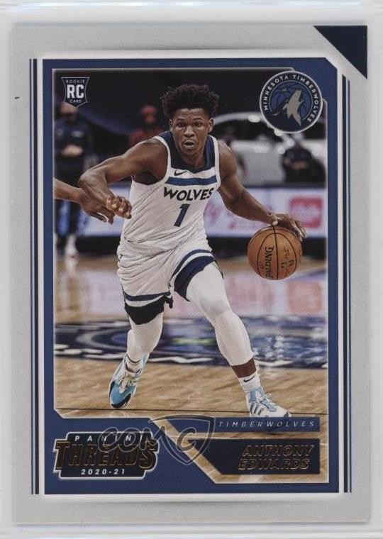 2020-21 Panini Chronicles Threads Bronze Anthony Edwards #87 Rookie RC 05v0