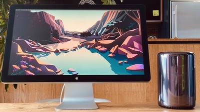 Apple A1481 2013 Mac Pro, 3.5 GHz 6-Core, 32GB RAM, 500 GB SSD, AMD Dual D500